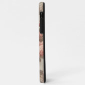 ヴィンテージエレガントピンクローズフローラ（レース付） Case-Mate iPhoneケース (裏面/左)