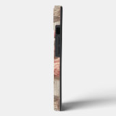 ヴィンテージエレガントピンクローズフローラ（レース付） Case-Mate iPhoneケース (裏面 / 左)