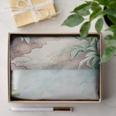 ヴィンテージエレガントピンク牡丹ガーデンライス紙 薄葉紙 (ギフト)