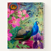 ヴィンテージエレガントピーコックファミリーレシピ ノートブック (裏面)