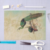 ヴィンテージエレガントピーコック 薄葉紙 (クラフト)