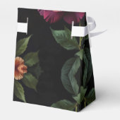 ヴィンテージエレガントピーチ赤フローラムーディボホ フェイバーボックス (裏面サイド)