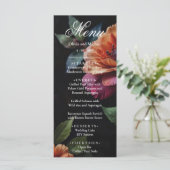 ヴィンテージエレガントピーチ赤フローラムーディボホ メニュー (スタンド正面)