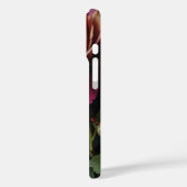 ヴィンテージエレガントピーチ赤フローラムーディボホ Case-Mate iPhoneケース (裏面 / 左)