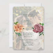 ヴィンテージエレガントフォト結婚式招待状 (正面)