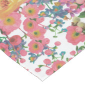 ヴィンテージエレガントフラワーテーブルランナー ショートテーブルランナー (コーナー)