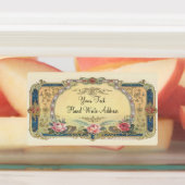 ヴィンテージエレガントフランスの国住所 シール (貼付)