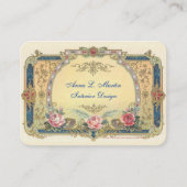 ヴィンテージエレガントフランスの国名刺 名刺 (正面)