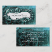 ヴィンテージエレガントフレームSteampunk名刺 名刺 (正面/裏面)