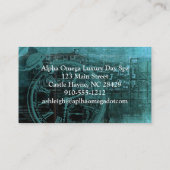 ヴィンテージエレガントフレームSteampunk名刺 名刺 (裏面)