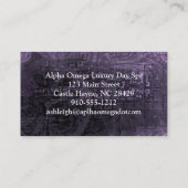 ヴィンテージエレガントフレームSteampunk名刺 名刺 (裏面)