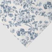 ヴィンテージエレガントフローラとドッグトイレデカップアート 薄葉紙 (詳細)