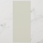 ヴィンテージエレガントフローラのリーフ結婚クレスト メニュー (裏面)