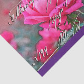 ヴィンテージエレガントフローラはがきティッシュペーパー 薄葉紙 (詳細)