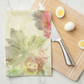 ヴィンテージエレガントフローラキッチンタオル キッチンタオル (四つ折り)
