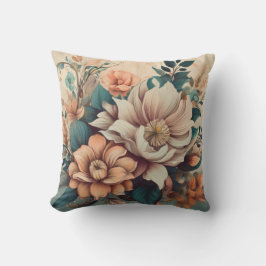 ヴィンテージエレガントフローラクッション クッション