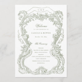 ヴィンテージエレガントフローラグリーントイレフレ結婚ーム プログラム