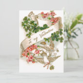 ヴィンテージエレガントフローラバレンタインデー シーズンカード (スタンド正面)