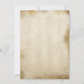 ヴィンテージエレガントフローラブライダルシャワーへの招待 招待状 (裏面)