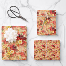 ヴィンテージエレガントフローラブーケパターンフラット