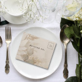 ヴィンテージエレガントフローラホワイトローズカップルの写真 オールインワン招待状