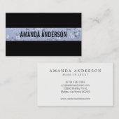 ヴィンテージエレガントフローララベンダー |名刺 名刺 (正面/裏面)