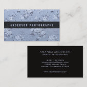 ヴィンテージエレガントフローララベンダー |名刺 名刺 (正面/裏面)