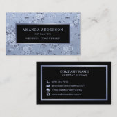 ヴィンテージエレガントフローララベンダー |名刺 名刺 (正面/裏面)