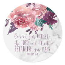 ヴィンテージエレガントフローラ大理石バイブル詩