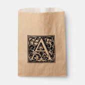 ヴィンテージエレガントフローラ文字Aモノグラム フェイバーバッグ (正面)