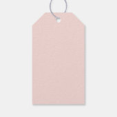 ヴィンテージエレガントフローラ植物赤ちゃんシャワーの好意 ギフトタグ (裏面)