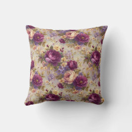ヴィンテージエレガントフローラ素朴 クッション