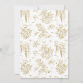 ヴィンテージエレガントフローラ結婚の座席表 (裏面)