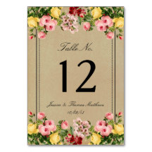 ヴィンテージエレガントフローラ結婚コレクション