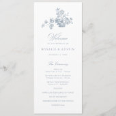 ヴィンテージエレガントフローラ結婚ブーケ プログラム (正面)