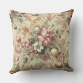 ヴィンテージエレガントフローラ装飾用クッション クッション (裏面)