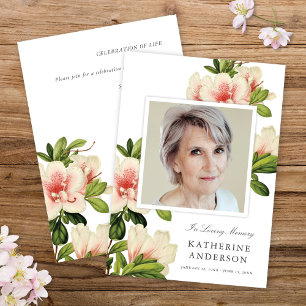 ヴィンテージエレガントフローラ記念写真のお知らせ 招待状