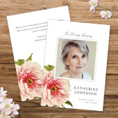 ヴィンテージエレガントフローラ記念写真のお知らせ 招待状