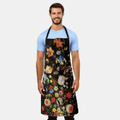 ヴィンテージエレガントフローラ エプロン (着用した状態)