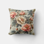 ヴィンテージエレガントフローラ クッション (正面)