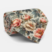 ヴィンテージエレガントフローラ ネクタイ (ロール)