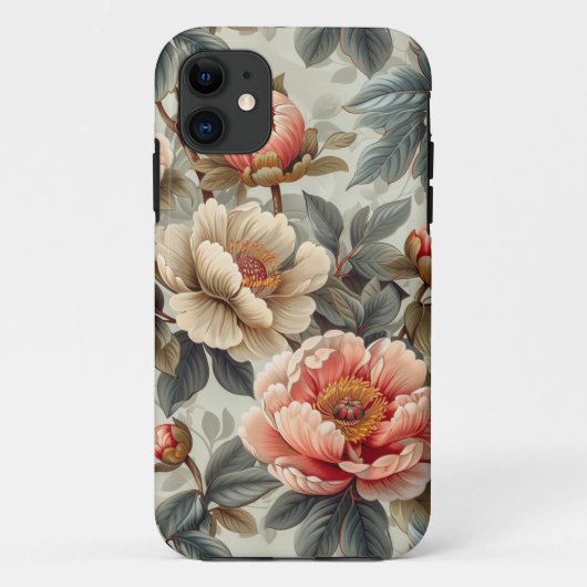 ヴィンテージエレガントフローラ Case-Mate iPhoneケース (裏面)
