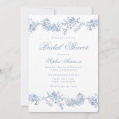ヴィンテージエレガントブライダルシャワー 招待状 (正面)
