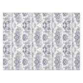 ヴィンテージエレガントブラックトワールデジュイミモノグラム テーブルクロス (正面(横))