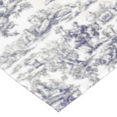 ヴィンテージエレガントブラックトワールデジュイミモノグラム テーブルクロス (アングル)