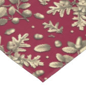 ヴィンテージエレガントブルゴーニュ金ゴールドオ離れークズ テーブルクロス (アングル)