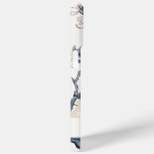 ヴィンテージエレガントブルークリームコーラルさくらんぼブロッサム Case-Mate iPhoneケース (裏面 / 右)