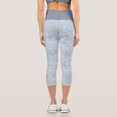 ヴィンテージエレガントブルーグレートイレデジュイ カプリレギンス (裏面)