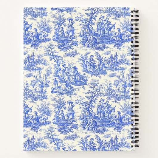 ヴィンテージエレガントブルートワールデジュイ ノートブック (裏面)