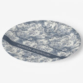 ヴィンテージエレガントブルートワールデジュウモノグラム ペーパープレート (アングル)